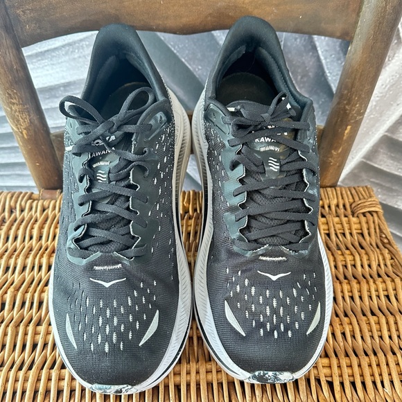 Hoka One One Kawana Men’s 14D Running Shoes Black White Lightweight Quick Dry - Picture 5 of 15
